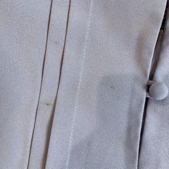 Sasson Vintage Cropped Jacket Lavender Petite 6 Pastel Office Work Modest - Picture 7 of 7